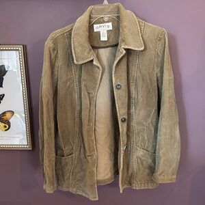 Orvis Vintage Olive Green Corduroy Jacket
